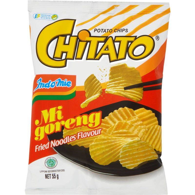 Indomie Chitato Mi Goreng Potato Chips Fried Noodles Flavour 55g