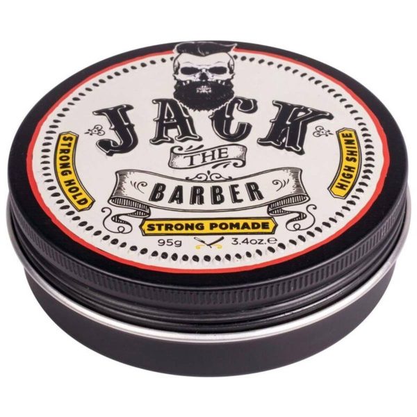 Jack The Barber Men Hair Strong Styling Pomade High Shine 95g