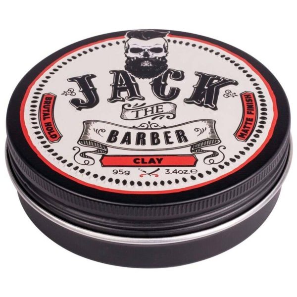 Jack The Barber Men Hair Styling Clay Brutal Hold Matte Finish 95g