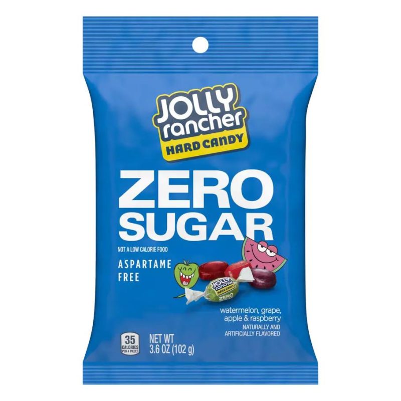 Jolly Rancher Hard Candy Zero Sugar Bag 102g