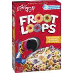 Kelloggs Froot Loops Kids Breakfast Cereal 390g
