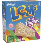 Kelloggs LCMs Life Savers Fruit Tingles Snack Cereal Bars 6 Pack