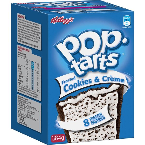 Kelloggs Pop Tarts Frosted Cookies and Creme 8 Pack