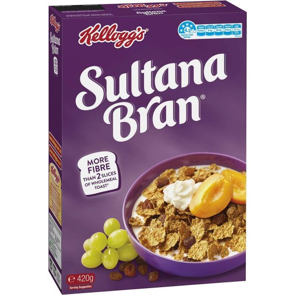 Kelloggs Sultana Bran Cereal 420g
