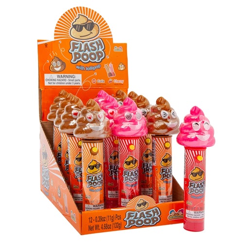 Flash Poop Lollipop Candy Toy for Kids 1 Unit