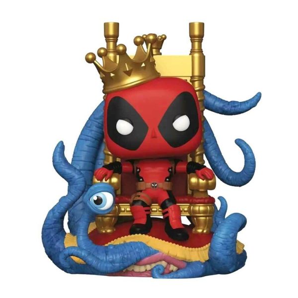 King Deadpool on Throne Deluxe Pop! Vinyl Figure