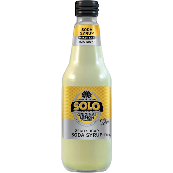 Solo Lemon Zero Sugar Soda Syrup Mix 300ml