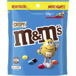 M&Ms Crispy Chocolate Buttons Candy Bag 335g