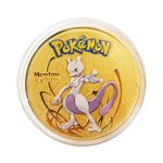 Pokemon Mewtwo Gold Coin Rare Collectors Gift