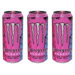 Monster Energy Ultra Fantasy Ruby Red Drink Can 473ml X 3 Cans