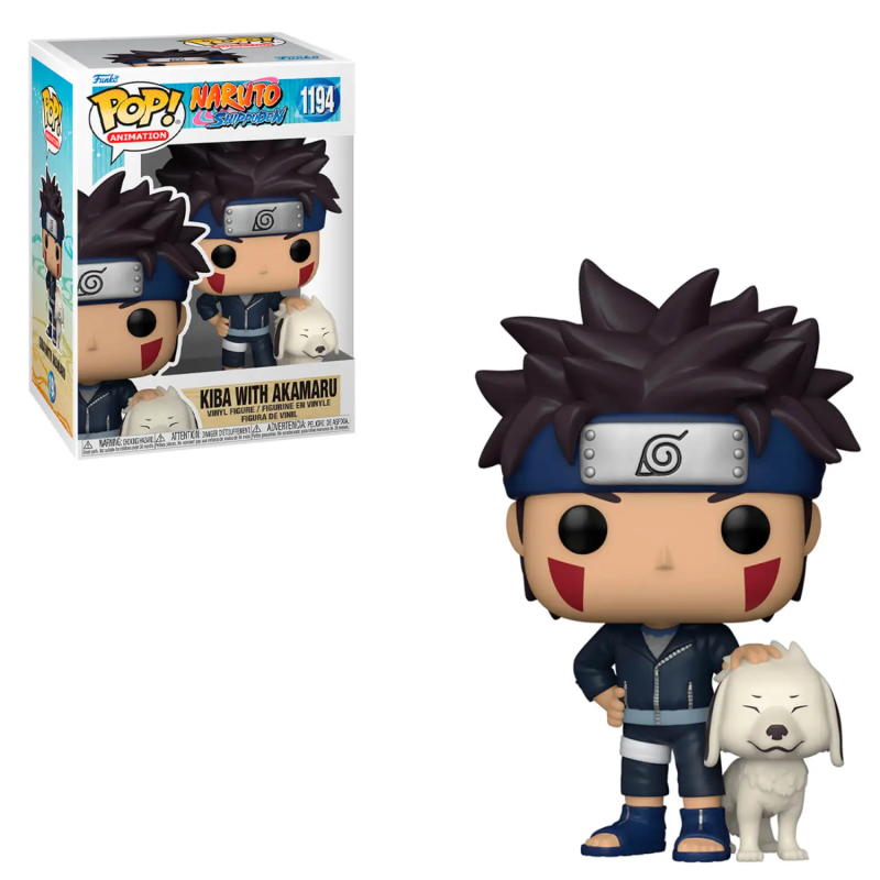 Naruto Shippuden Kiba and Akamaru Dog Pop! Vinyl Figure