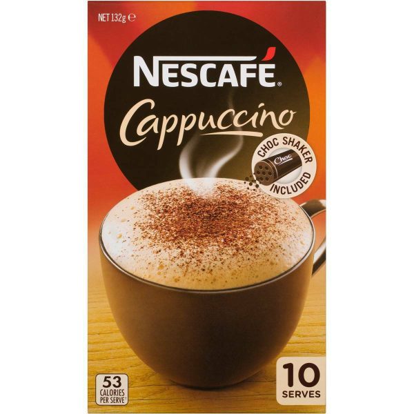 Nescafe Coffee Cappuccino Sachets 10 Pack