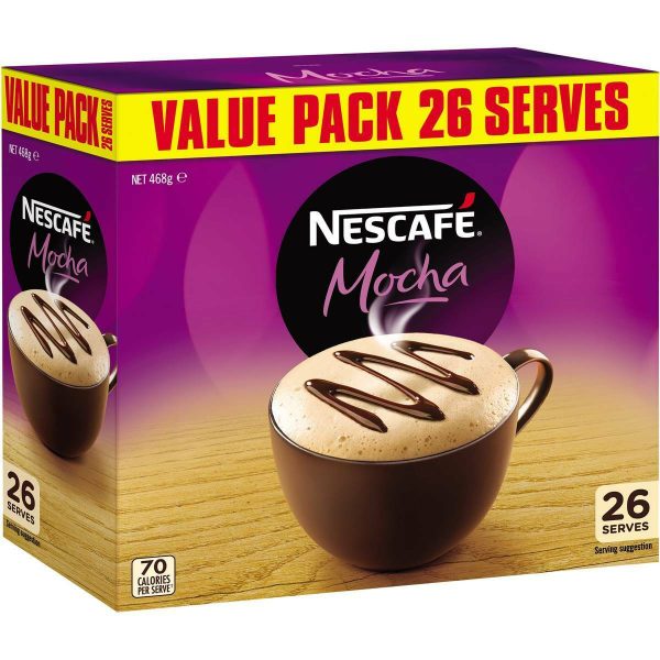 Nescafe Coffee Mocha Sachets 26 Pack