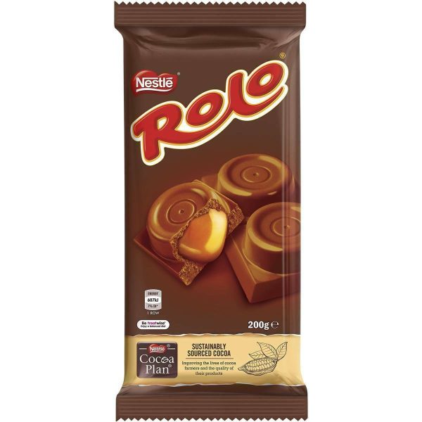 Nestle Rolo 200g Milk Chocolate Block