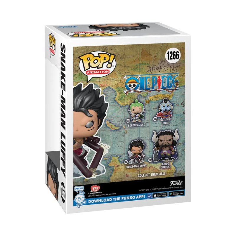 One Piece Snake Man Monkey D Luffy Metallic Pop! Vinyl