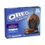 Oreo Cadbury Dunked Chocolate Coated Biscuits 197g