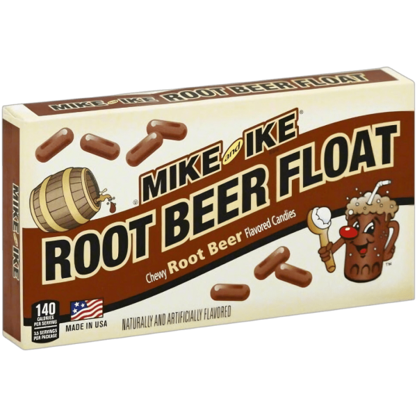 Mike and Ike Root Beer Float Candy Theatre Box 120g
