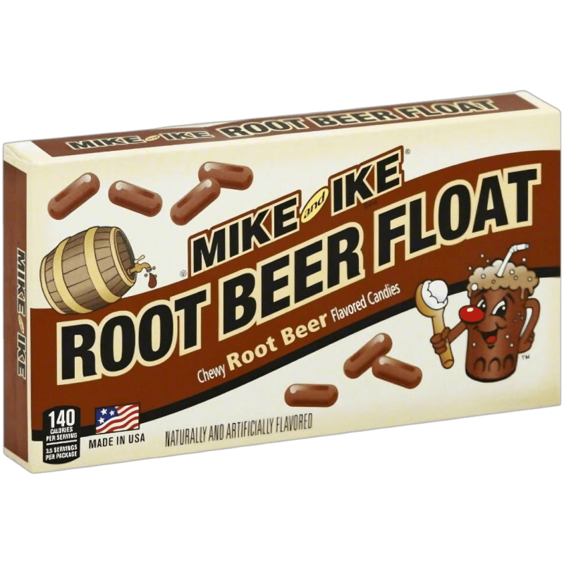 Mike and Ike Root Beer Float Candy Theatre Box 120g