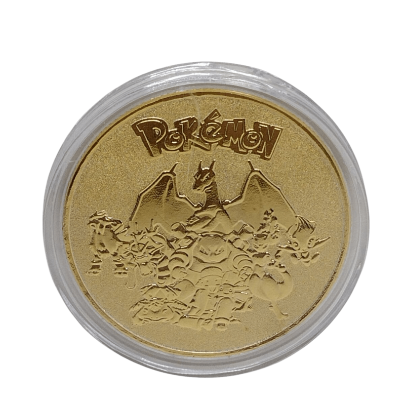 Pokemon Mewtwo Gold Coin Rare Collectors Gift