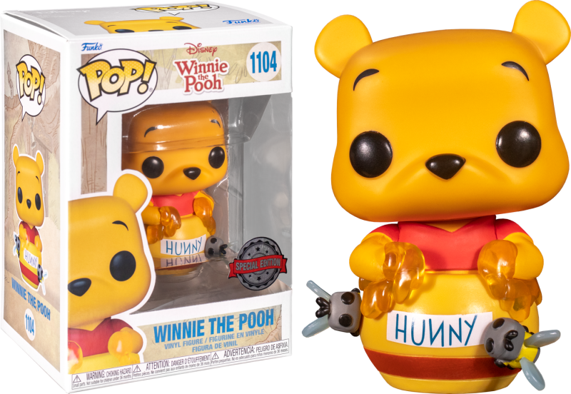 Disney Winnie The Pooh in Honey Pot Exclusive Pop! Vinyl Figure