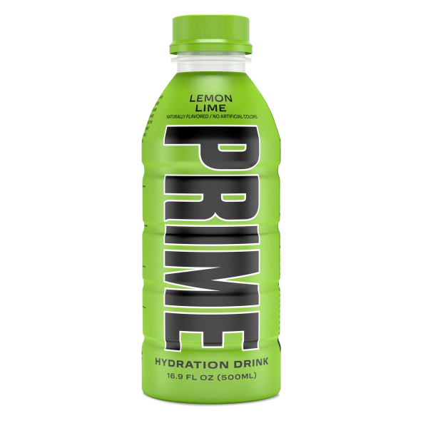 Prime Hydration Sports Drink By KSI and Logan Paul Green Lemon Lime 500ml