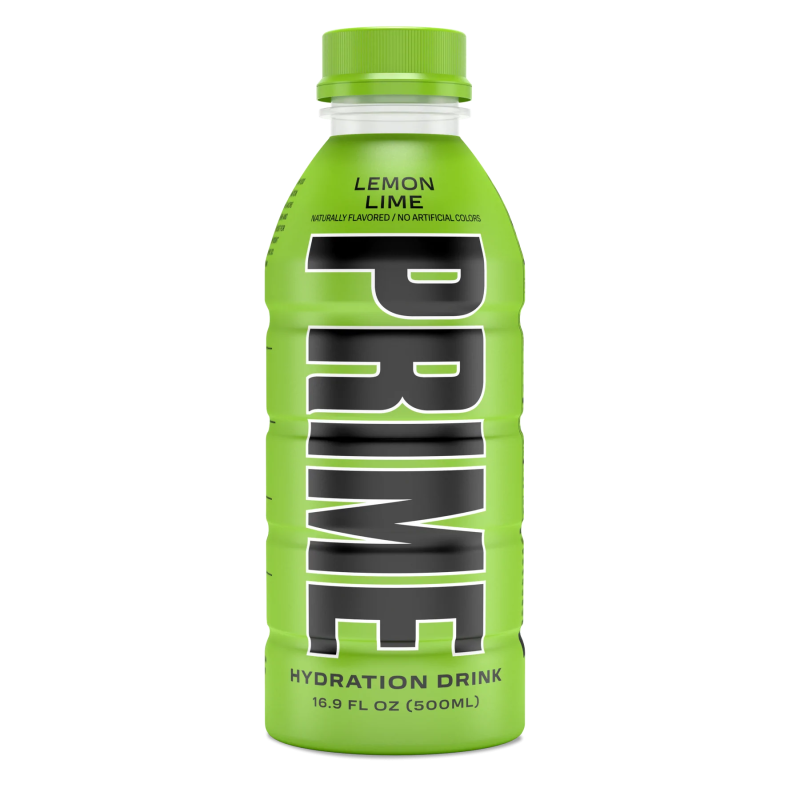 Prime Hydration Sports Drink By KSI and Logan Paul Green Lemon Lime 500ml