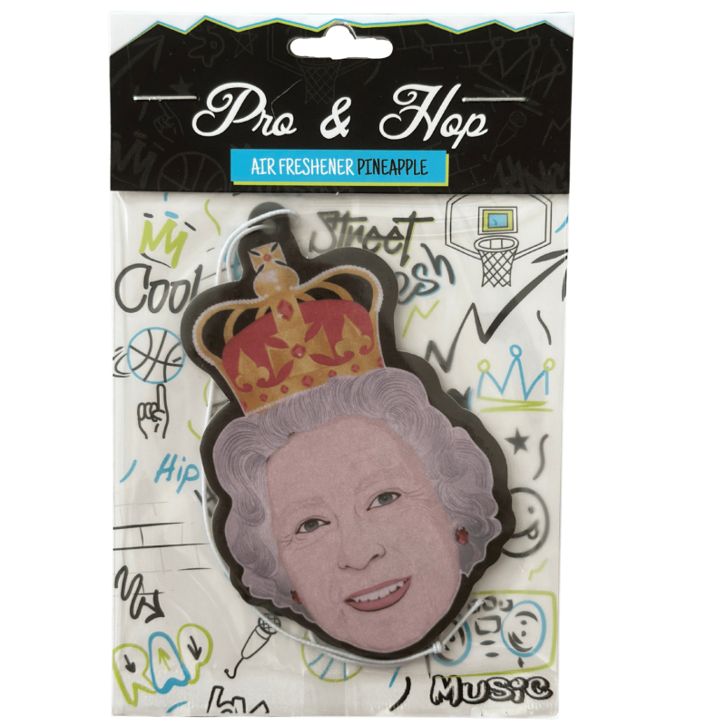 Pro & Hop Queen Elizabeth Pineapple Car Air Freshener
