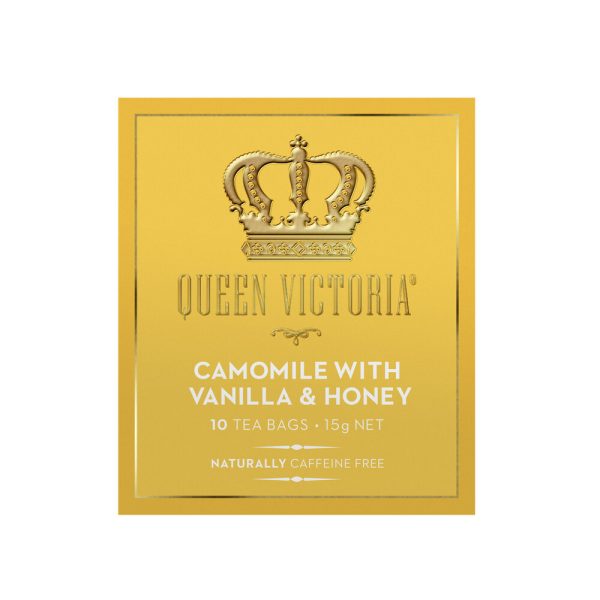 Queen Victoria Camomile with Vanilla and Honey Premium Tea Bags 10 Pack