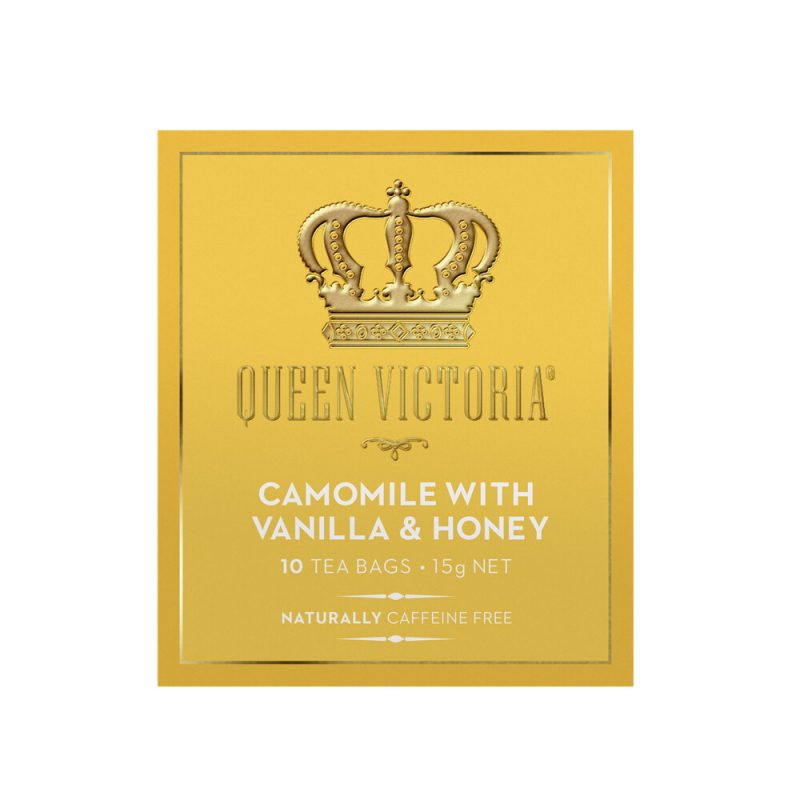 Queen Victoria Camomile with Vanilla and Honey Premium Tea Bags 10 Pack