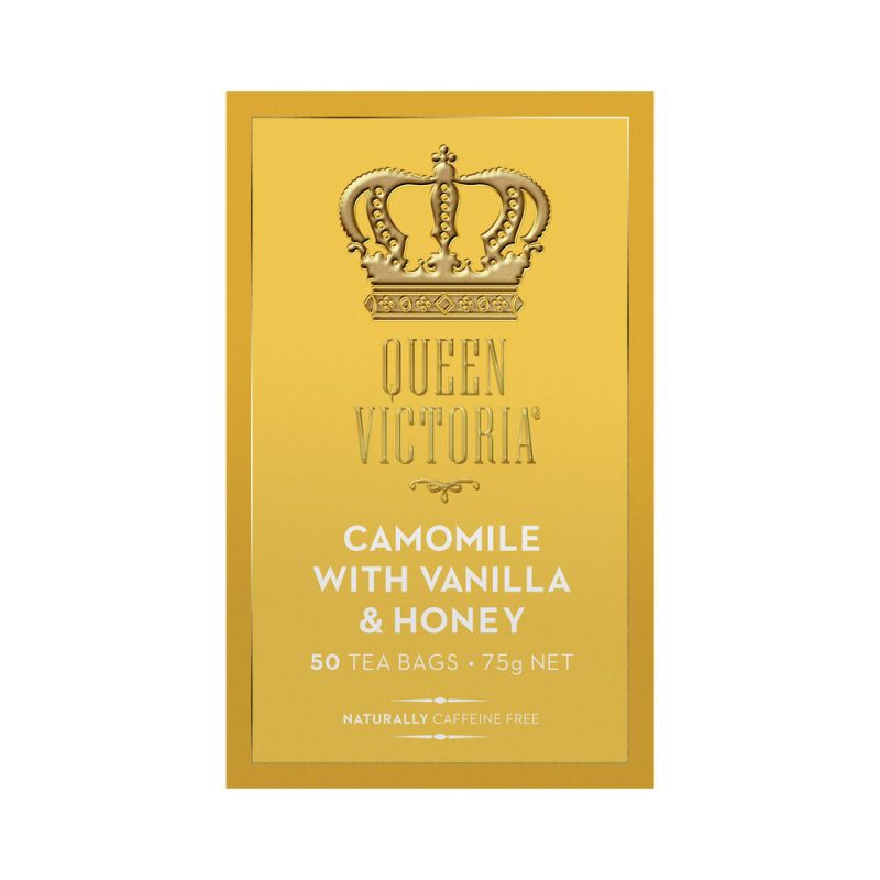 Queen Victoria Camomile with Vanilla and Honey Premium Tea Bags 50 Pack 