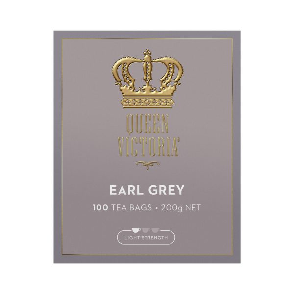 Queen Victoria Earl Grey Premium Tea Bags 100 Pack