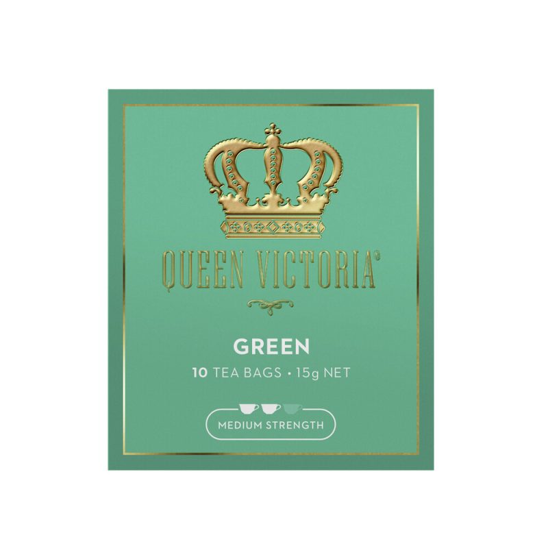 Queen Victoria Green Premium Tea Bags 10 Pack