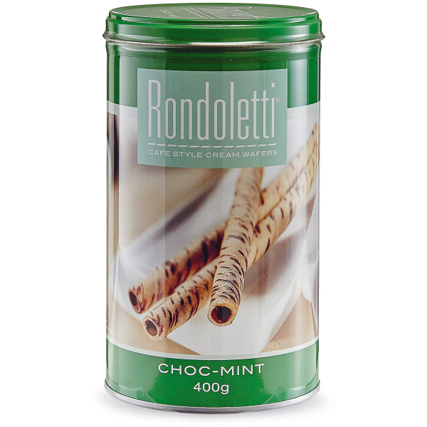 Rondoletti Chocolate Mint Wafer Sticks 400g
