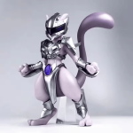 Pokemon Mewtwo In Steel Armour Action Figure 11cm