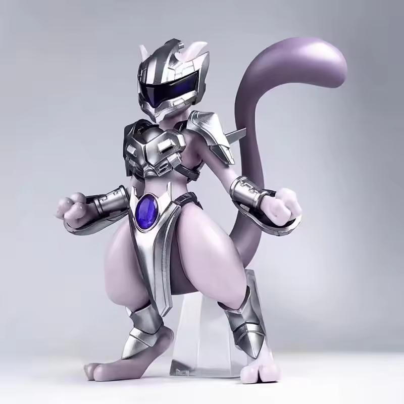 Pokemon Mewtwo In Steel Armour Action Figure 11cm