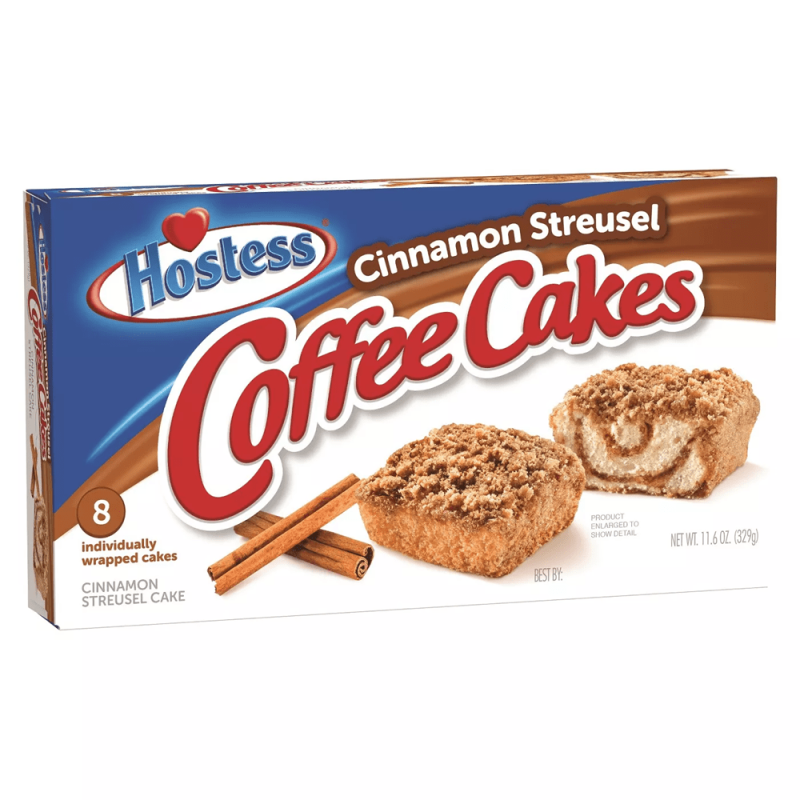 Hostess Cinnamon Streusel Coffee Cakes 8 Pack 329g