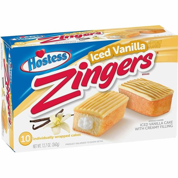 Hostess Vanilla Zingers 10 Pack 360g