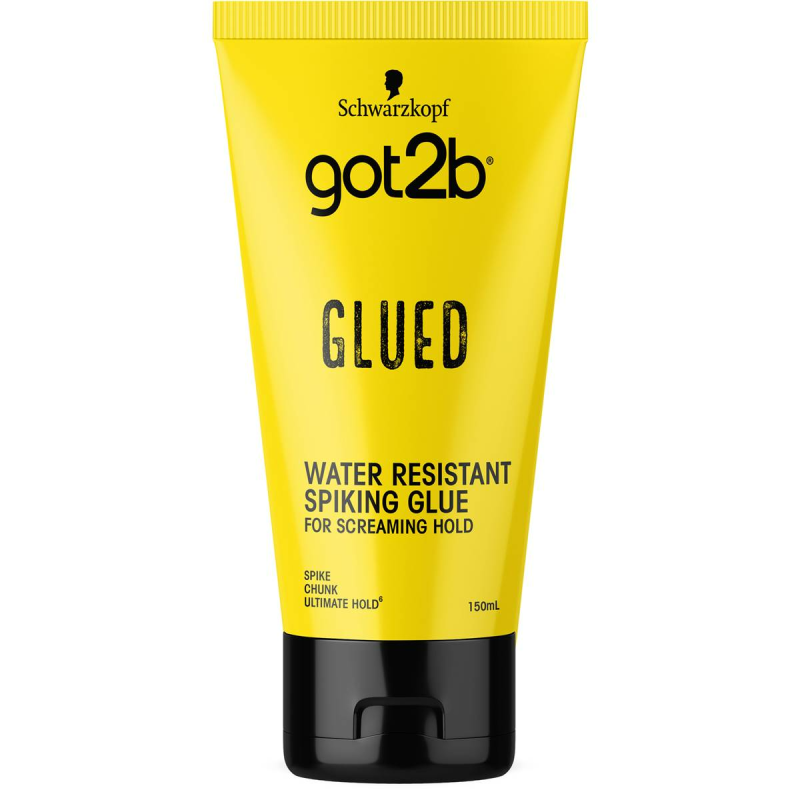 Schwarzkopf Got2b Glued Water Resistant Spiking Glue Hair Gel 150ml