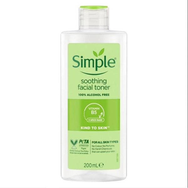 Simple Soothing Facial Toner For All Skin Types 200ml