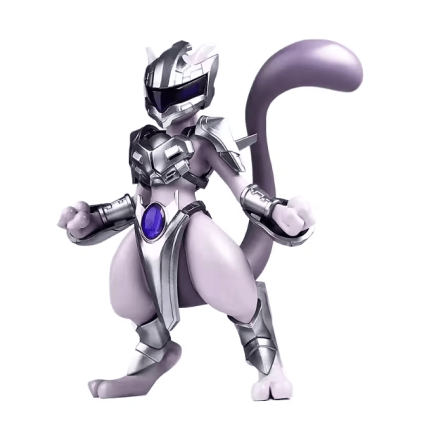 Pokemon Mewtwo In Steel Armour Action Figure 11cm