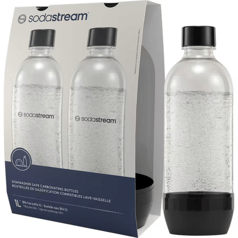 Sodastream Dishwasher Safe Carbonating Bottles Twin Pack