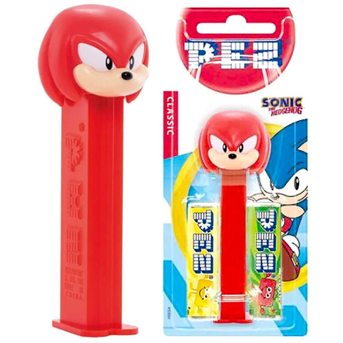 Sonic The Hedgehog Knuckles PEZ Kids Candy Dispenser