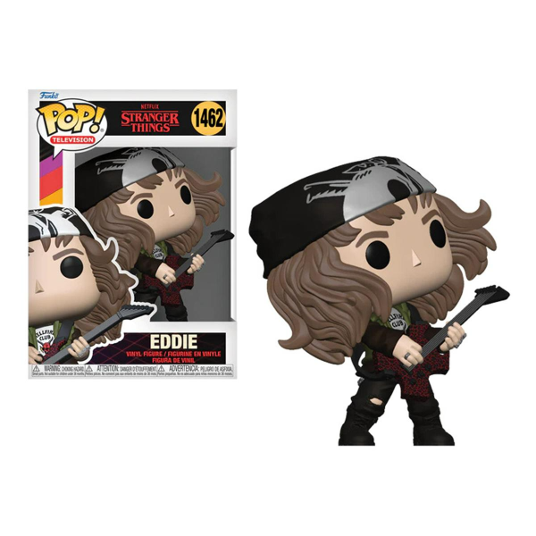 Stranger Things Hunter Eddie Munson with Guitar Pop! Vinyl
