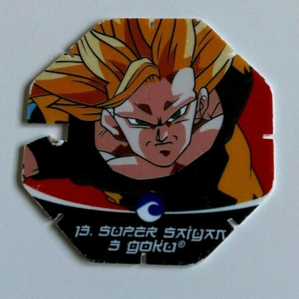 Super Saiyan 3 Goku SSJ3 | Dragonball Z DBZ #13 Tazo Dizk Pog Rare