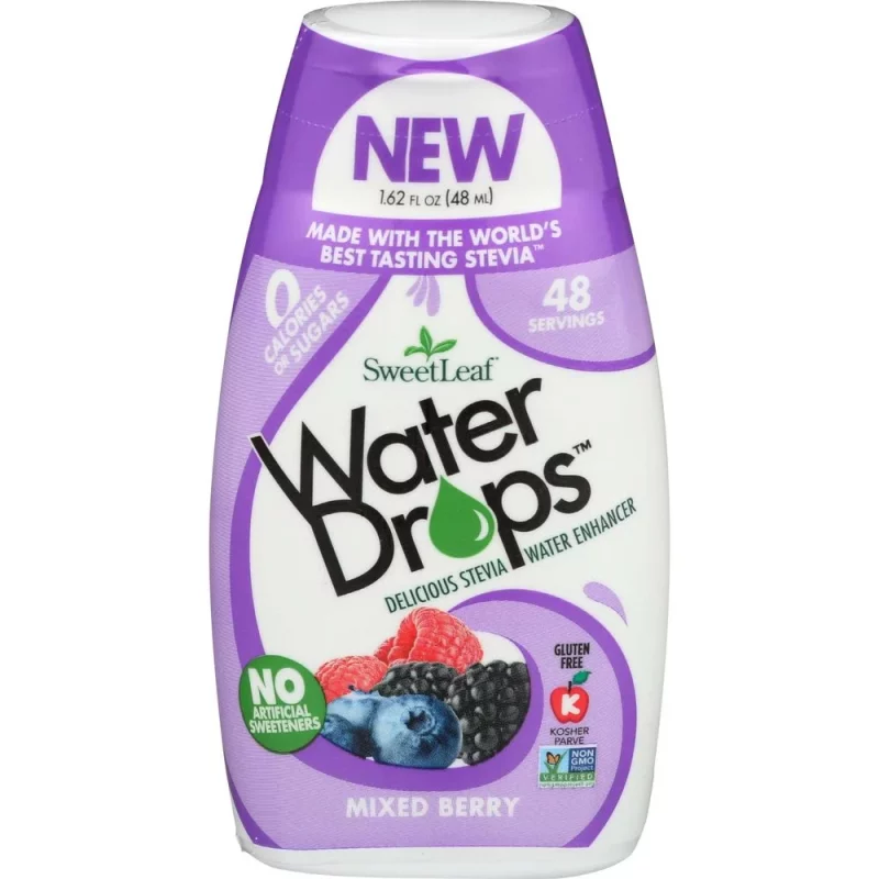 Sweetleaf Water Drops Stevia Water Enhancer Flavour Mixed Berry