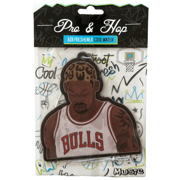 Pro & Hop NBA Dennis Rodman Chicago Bulls Car Air Freshener