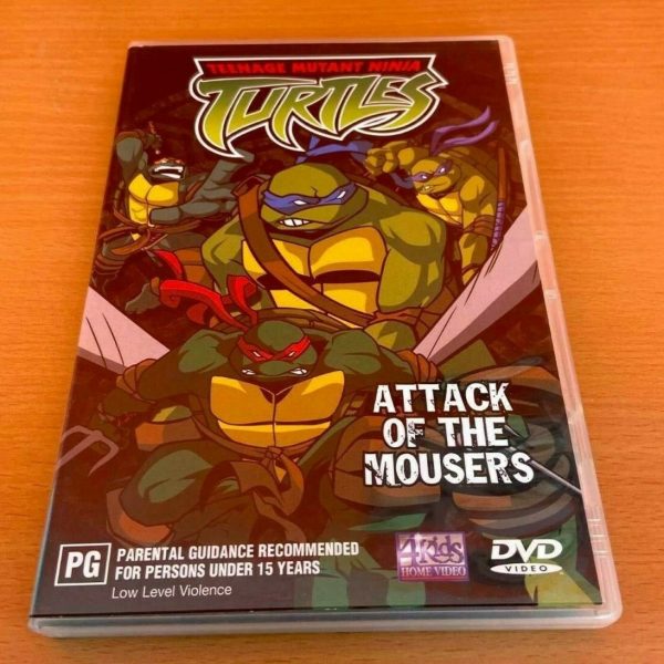 Teenage Mutant Ninja Turtles TMNT DVD - Attack of the Mousers