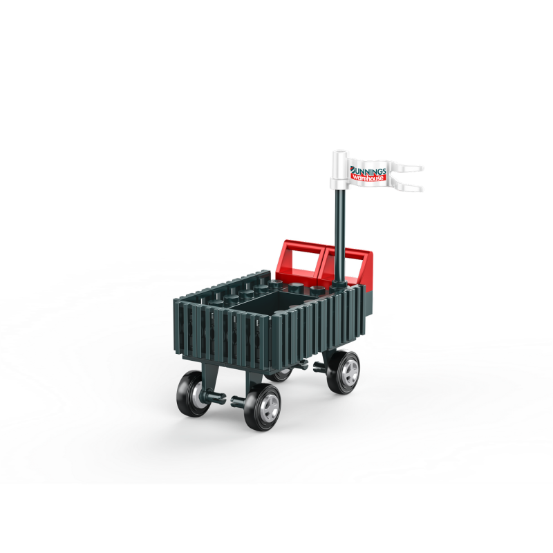 Bunnings Warehouse Building Blocks Trolley Model Toy Figure for Kids