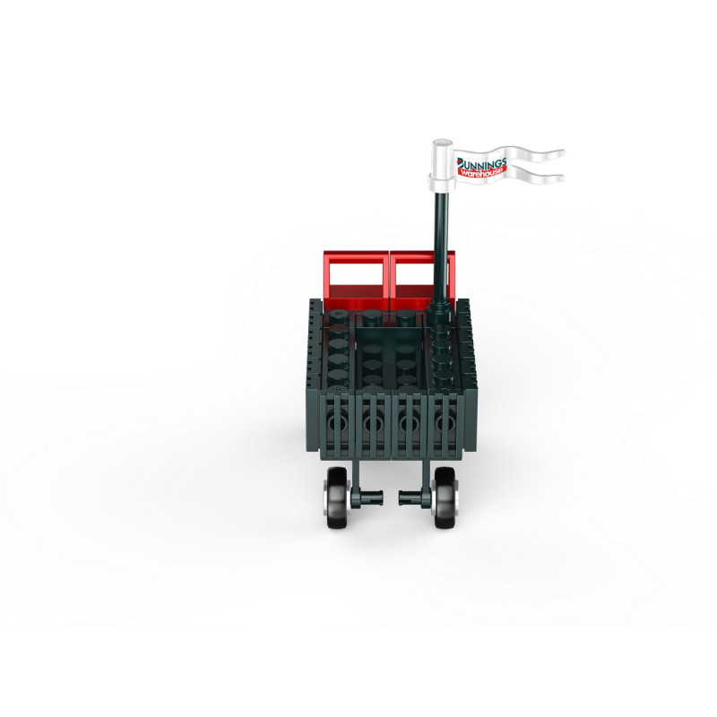 Bunnings Warehouse Building Blocks Trolley Model Toy Figure for Kids