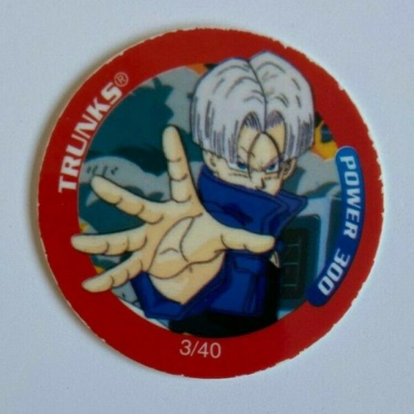 Trunks | Dragonball Z DBZ Tazo Dizk 3/40 Pog Rare